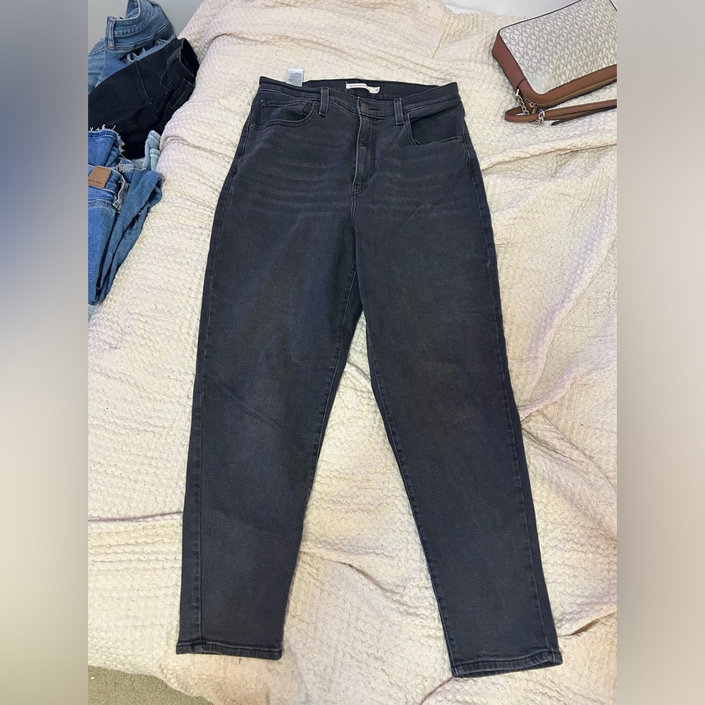 Levi’s Black Denim Mom Jeans
